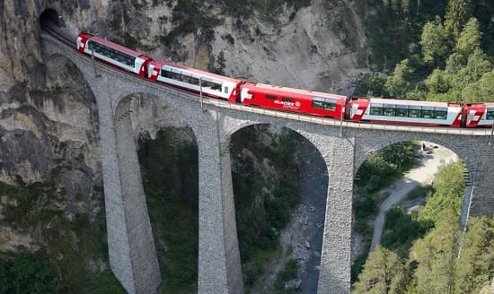 รถไฟในสวิตเซอร์แลนด์